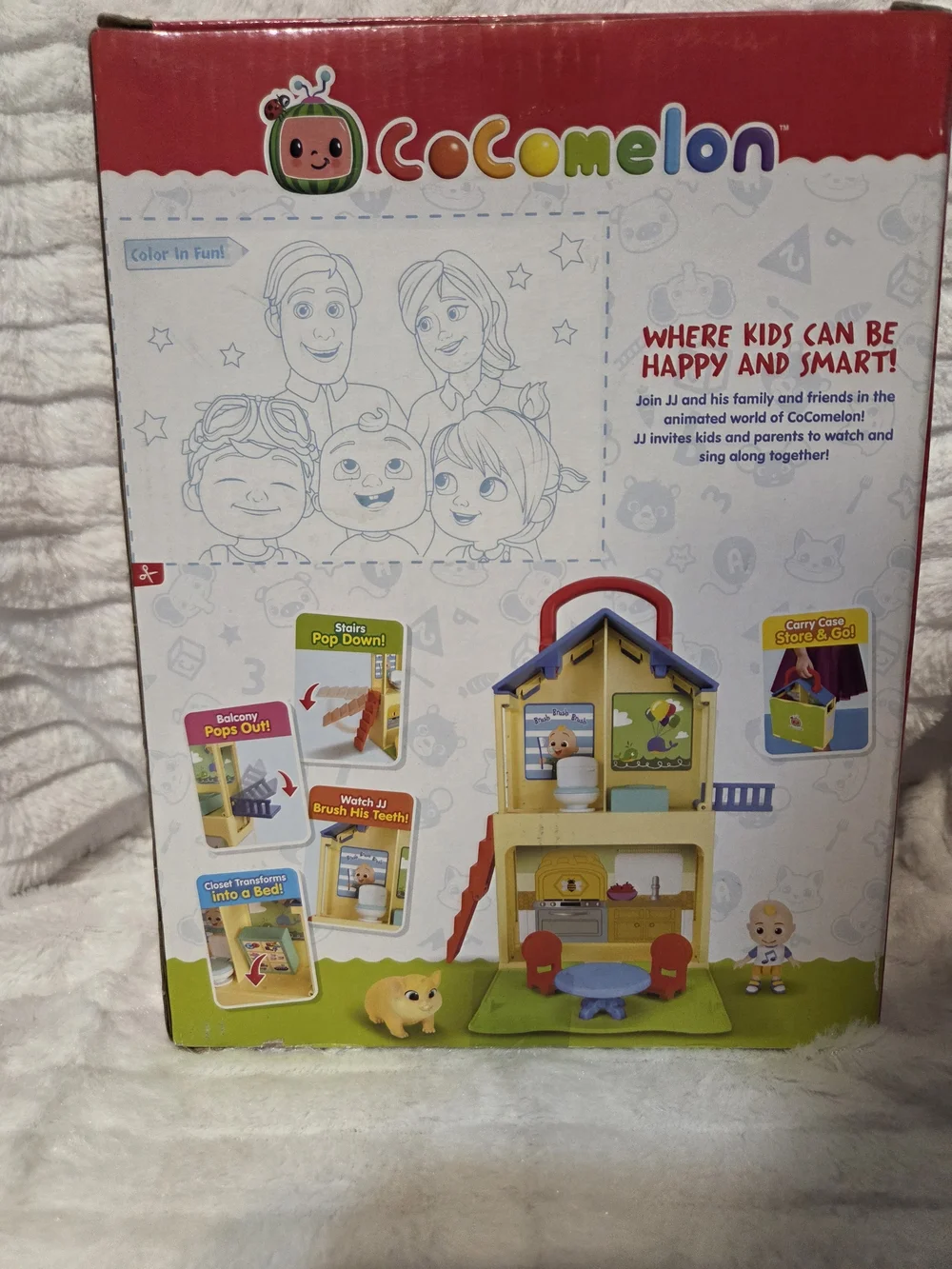 Nib Cocomelon Pop N Play House